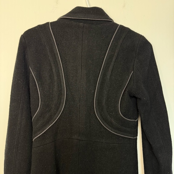 MaxMara Elegant Black Women's Coat size 4 - Picture 9 of 15